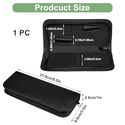 Black Oxford Scissor Case for Hairstylists | Portable Shear Holder