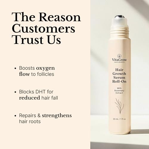 Hair Growth Serum Roll-On | 3% Rosemary, Redensyl & Anagain