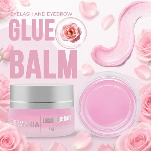 PERMANIA Lash Lift Glue Balm 5g - Rose Scent Adhesive