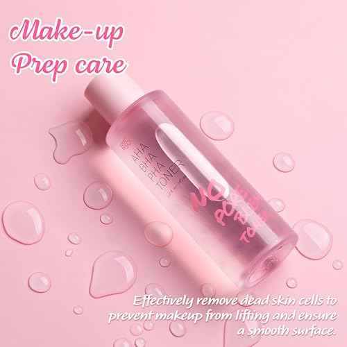 TOUCH IN SOL No Poreblem AHA BHA PHA Toner - Glycolic & Salicylic Acid Liquid Exfoliator - Makeup Prep & Pore Cleanser - Exfoliate, Soothe & Refresh Skin for Brighter Complexion
