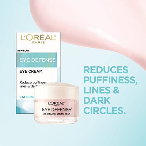L'Oreal Paris Eye Defense Eye Cream | Caffeine & Hyaluronic Acid 0.5oz