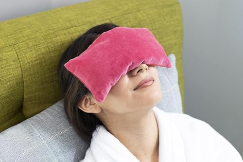 DreamTime Rose Eye Pillow – Natural Aromatherapy & Cold Therapy Mask