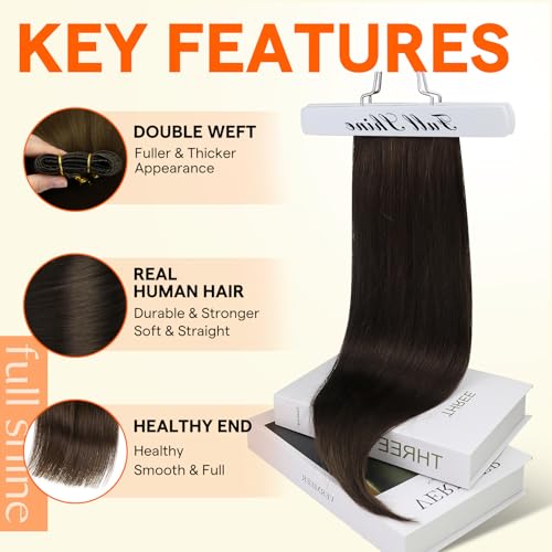 Full Shine Remy Human Hair Sew In Extensions 22 Inch