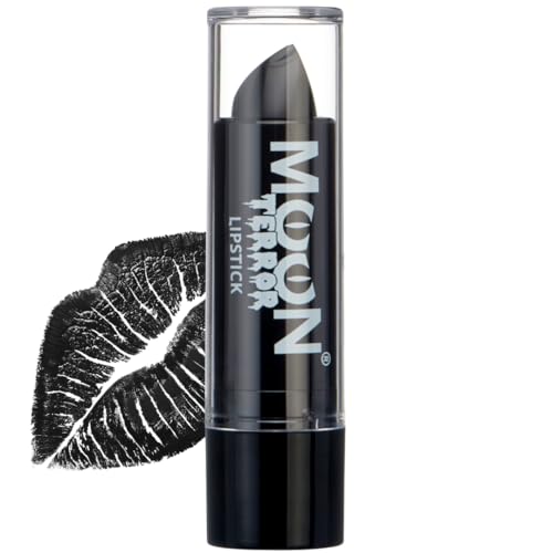 Halloween Lipstick Midnight Black - SFX Make up, Special Effects Make up - 0.17oz