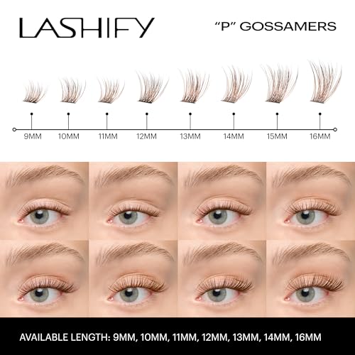 Lashify Plushy Gossamer 16mm Lashes Chocolate