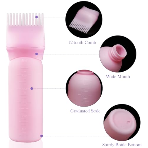 Cosywell 6 oz Root Comb Applicator Bottle 3-Pack