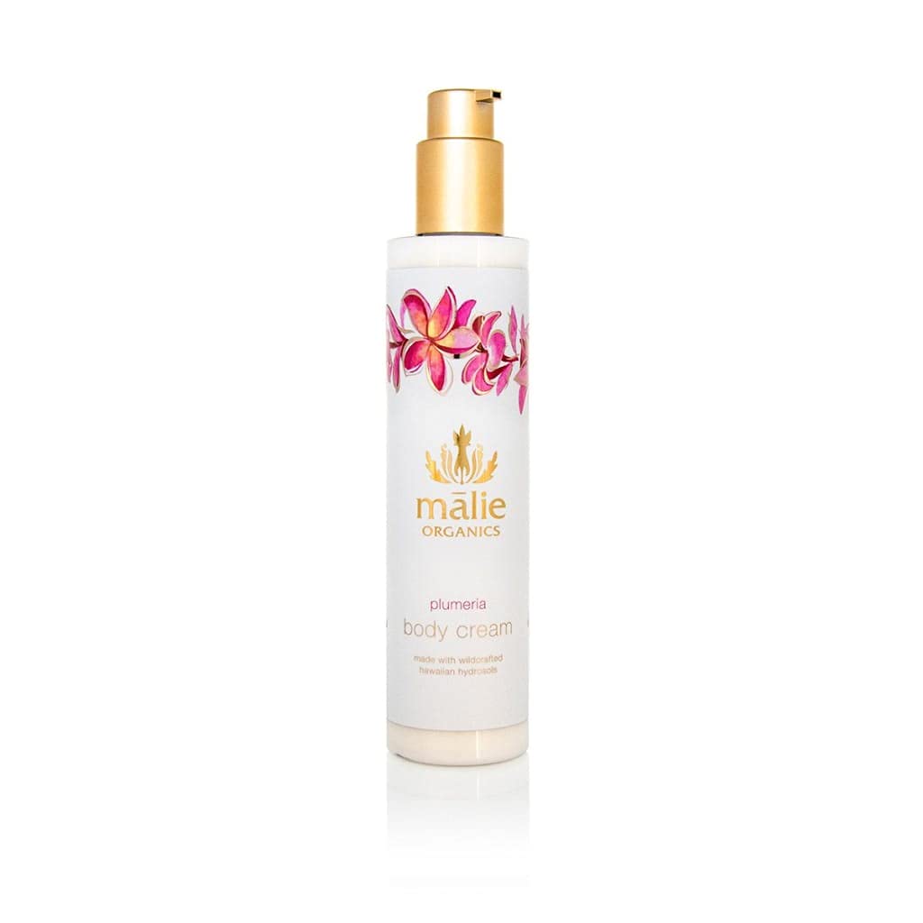Malie Organics Plumeria Body Cream for All Skin Types, 0.625 lb