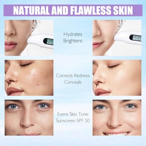 LSxia 3-in-1 Color Correcting Primer SPF 50 - Tinted Moisturizer
