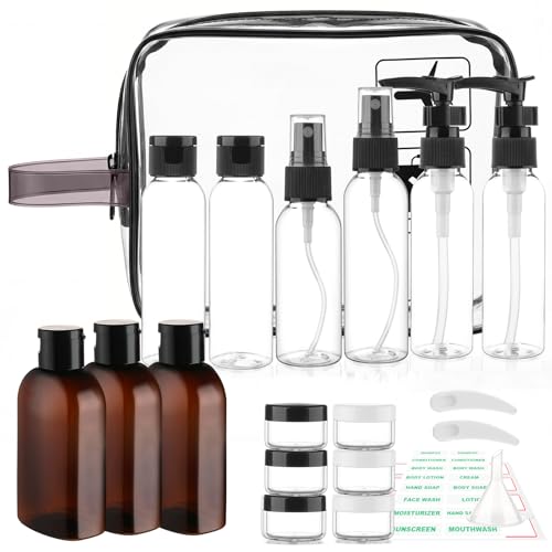 Cosywell TSA Approved Travel Toiletry Bottles Set, 20 Pack