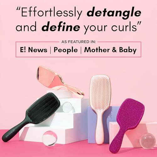 Lily England Detangling Brush for Curly Hair - Wet & Dry Rose Gold