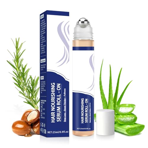 Hair Growth Serum Roller 25ml - Rosemary & Ginger for Thicker Hair