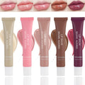 5-Color Butter Tinted Lip Balm Set - Moisturizing Lip Gloss