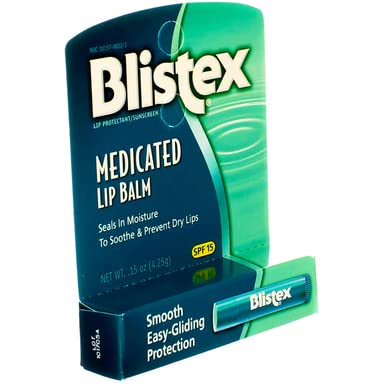 Blistex Medicated Stick, Blistex Medicated Stick, 0.15 Ounce (Pack of 3)