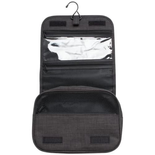 Brookstone Travel Toiletry Bag -Toiletry Bag for Women and Men with Hanging Hook - Lightweight Carry On Toiletries Organizer for Travel, Size One Size,