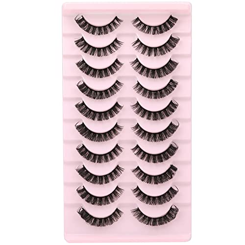 Russian Volume Faux Mink False Eyelashes - 10 Pairs