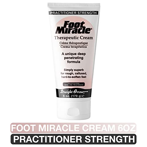 Foot Miracle Practitioner Strength Foot Cream for Soft Heels (6 oz)