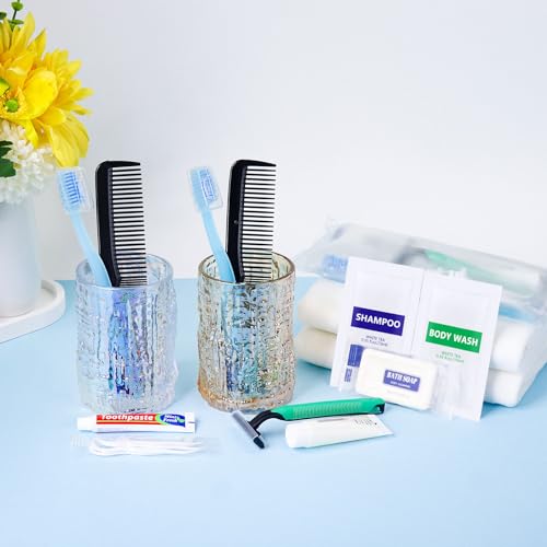 Pack of 50 Travel Size Toiletries Kit Individually Packed,Personal Hygiene Kit for Men Homeless Care Package Supplies Bulk
