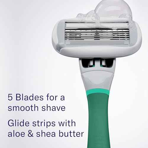 Flamingo Women's Razor Holiday Gift Set - Razor Handle, Blade Refill, Mini Smoothing Shave Scrub, Mini Nourishing Shaving Oil, Mini Soothing Shave Serum, and Shower Holder