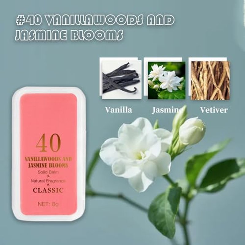3 PCS Portable Solid Perfume Balms - Natural Fragrance Set