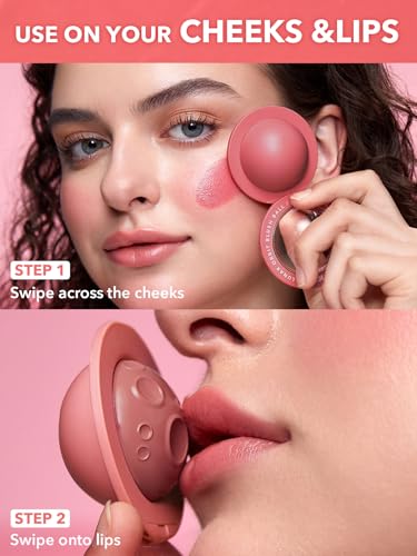 SHEGLAM Lunar Orbit Blush Ball | Creamy Blendable Cheek & Lip Color