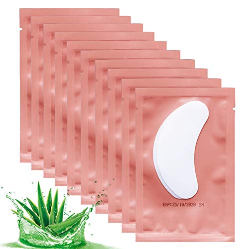 INKEL 50 Pairs Lint-Free Hydrogel Under Eye Pads for Lash Extensions