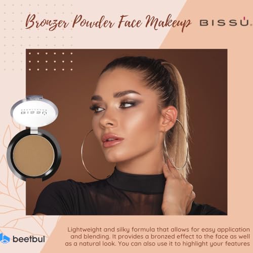 Bissú Bronzer Powder Makeup - 6 Shades, Silky Long-Lasting