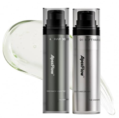 ApexFlow Soft Clay & Shine Gel Duo - Thick Curly Hair
