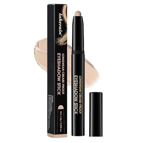Eyeshadow Stick Waterproof, Cream to Powder Long Lasting Eye Shadow Stick Buildable& Blendable,Shimmer Matte Crayon Eyeshadows Pencil Eyes Highlighter Eyeliner Sticks Makeup,Vegan & Cruelty-Free-03