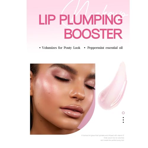 3-Color Lip Plumping Booster Gloss - Fuller Lips