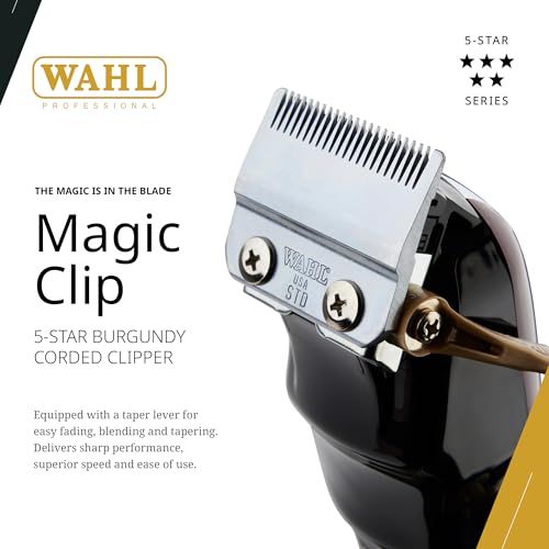 Wahl 5 Star Magic Clip Corded Clipper - Model 8451 Fade Clipper