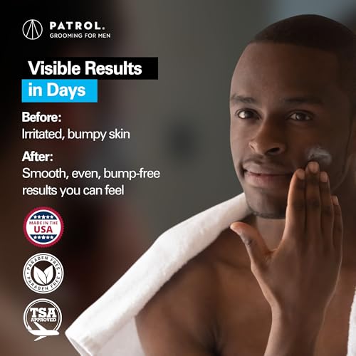 Bump Patrol Max Strength Razor Bump Treatment Cream - Concentrated Cream Formula Aftershave Solution for Razor Bumps, Prevents Ingrown Hairs & Irritation Everywhere You Shave - 0.5 oz (Pack of 1)
