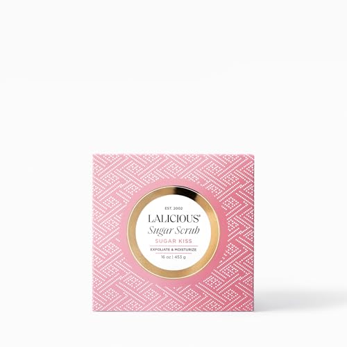LALICIOUS Sugar Kiss Body Scrub 16oz | Exfoliating & Moisturizing