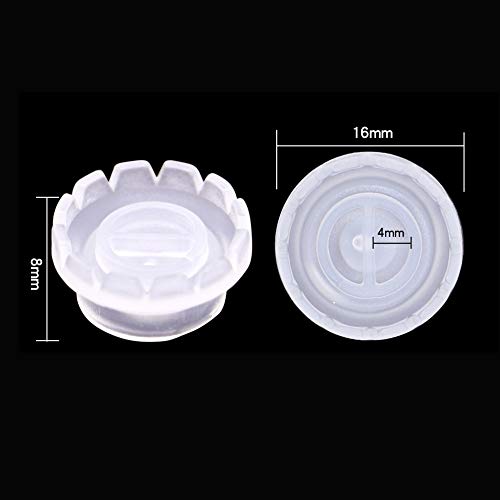 300 Pcs Lash Fan Glue Cups with V-Shaped Bases & Holder