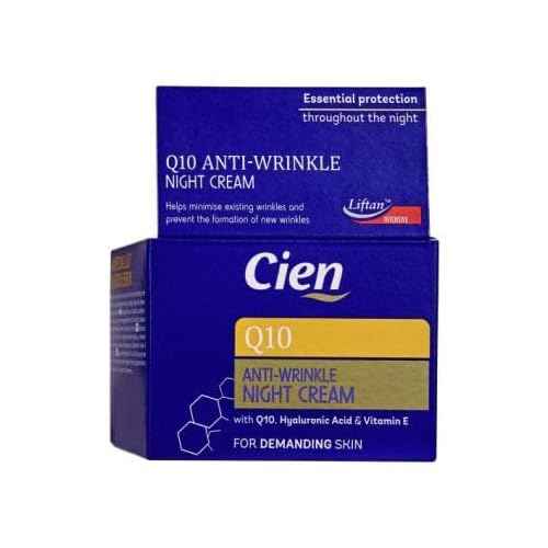 Set of 3 Anti-Wrinkle DAY CREAM - NIGHT CREAM - EYE CREAM - with q10, Hyaluronic Acid & Vitamin E