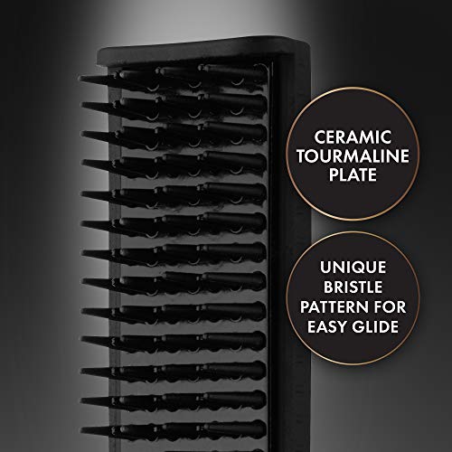 Hot Tools Men¡¯s Beard Straightener Brush| For a Smooth Finish