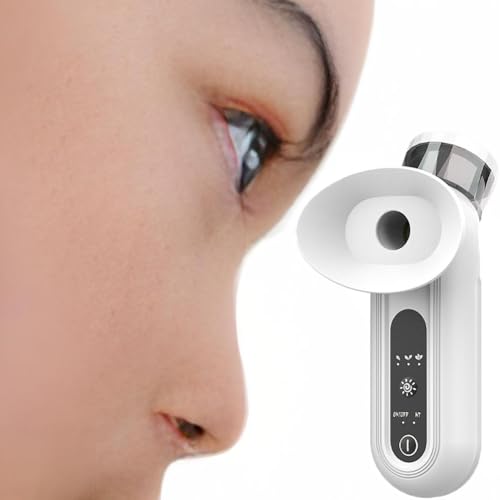 Eye Steamer for Dry Eyes – Heated Nano-Mist USB Rechargeable