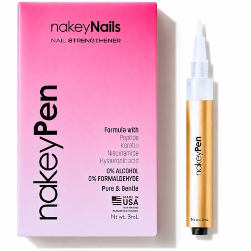 NakeyNails Complete Keratin Nail Repair Pen for Damaged Gel & Acrylic Nails