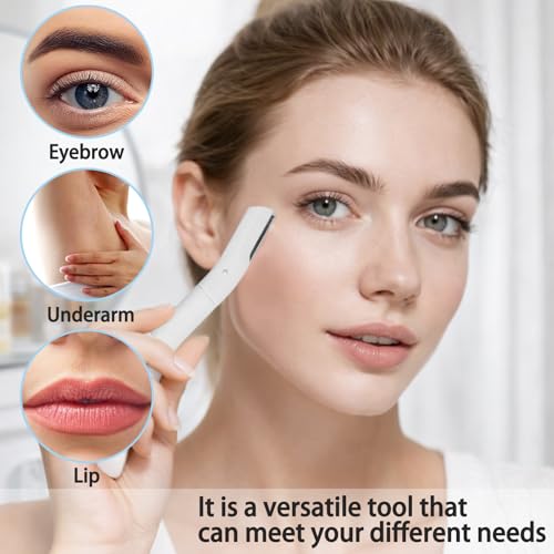 Fernfern Transparent Dermaplane Razor for Women Face 10 Pack - Gentle Exfoliation & Eyebrow Shaping