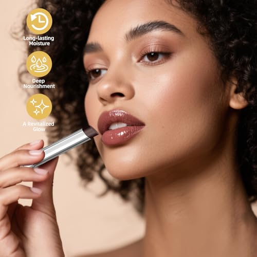 Moisturizing Tinted Lipstick Set, 3PCS Sheer Universal Flattering Tinted Lip Balm, All-Day Hydrating & Nourishing, Lightweight, Cruelty-Free for All Skin Tones