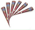 6 Pack Natural Henna Paste Hair Color Cones - Ready to Use