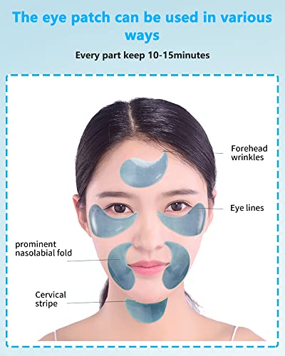 Under Eye Patches (60Pcs) - Upgraded Eye Mask Hyaluronic Acid & Collagen, Eye Treatment Mask, Under Eye Bag Treatment, Eye Mask for Puffy Eyes, Anti-Aging, Anti-Wrinkle, Under eye Dark Circles