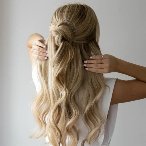 8-Piece Hair Side Combs Set - French Twist & Bun Styling
