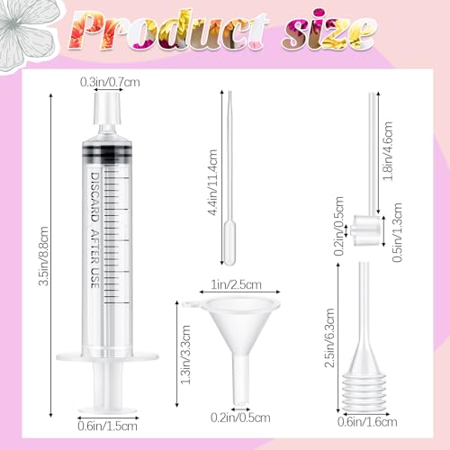 Perfume Refill Kit 25 Pcs - Pump, Funnel, Dropper & Syringe