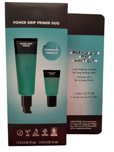 Power Grip Primer Duo - Hydrating Gel-Based Face Primer for Long-Lasting Makeup
