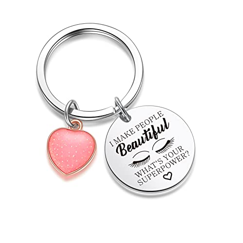 Lashes Keychain – Eyelash Artist Gift for Makeup Lovers