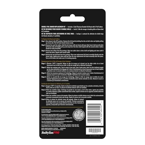 FXONE Double Foil Shaver Replacement Foil and Cutter