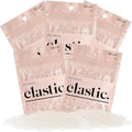 Kitsch Clear No-Snag Elastic Hair Ties - 500 Pack Gentle Rubber Bands