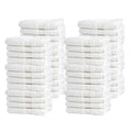 Bulk Spa White Washcloths ? 48 Pack ? Size 12¡± x 12¡± ? Thick Loop Pile Washcloth ? Absorbent and Soft 100% Ring-Spun Cotton Wash Cloth ? Lint Free Face Towel ? Wash Cloths Perfect for Bathroom