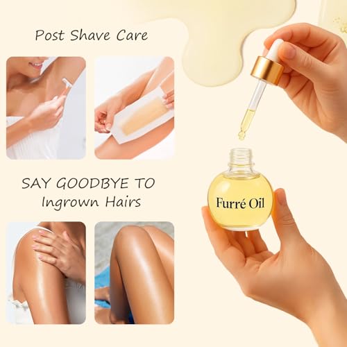 Furr? After Shave Oil Ingrown Hair Treatment Razor Bumps Treatment for Woman & Man | Hydrating & Soothing for Bikini Line, Legs and Underarms with DEFENSIL¢ç, Jojoba 1.01 fl.oz.