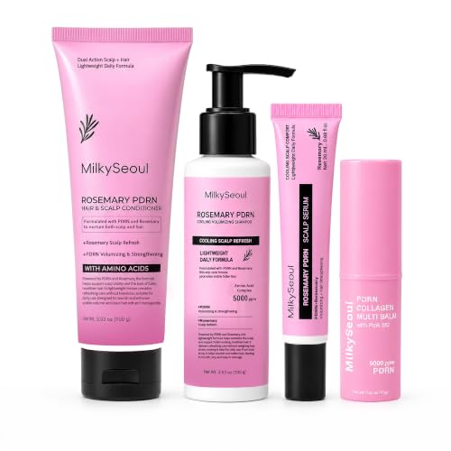 Rosemary PDRN Hair Care 4-Piece Set with Collagen Balm Stick